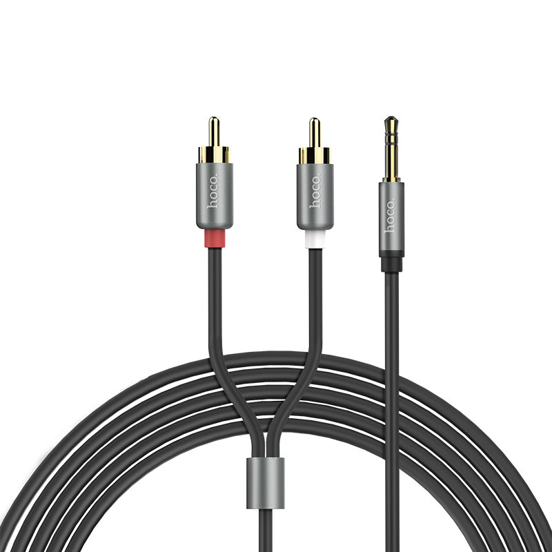 HOCO RCA Audio Video Cable 1.5 m UPA10 (Compatible with mobile, Black, One Cable) HOCO RCA Audio Video Cable 1.5 m UPA10 (Compatible with mobile, Black, One Cable)